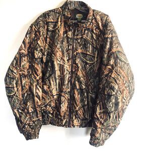 Cabela's Full-Zip Mossy Oak Shadow Grass Hunting jacket Size Large
